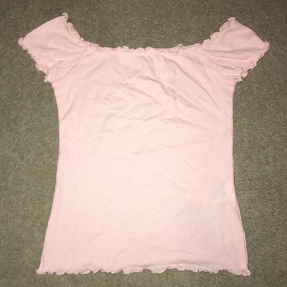 Hollister Off the Shoulder Ruffle Top - Picture 1 of 5